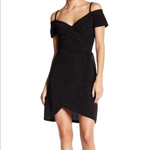 Angie Black Dress - Sweet 💕 Neckline Size S